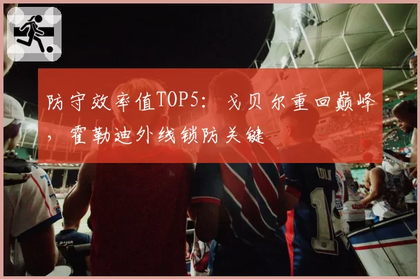 防守效率值TOP5：戈贝尔重回巅峰，霍勒迪外线锁防关键